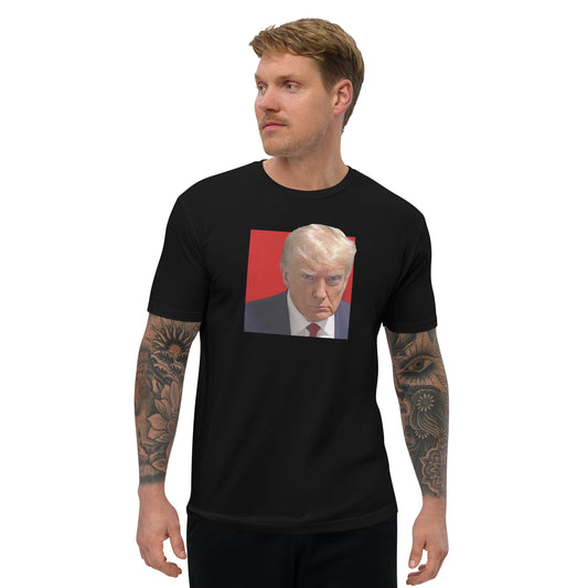 Donald Trump Mug Fitted Men's T-shirt